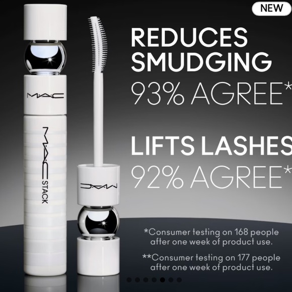 x3 MAC STARK STACK LEGIT LIFT MASCARA PRIMER (WHITE) LOT BUNDLE 3ML SIZE BN - Picture 8 of 13